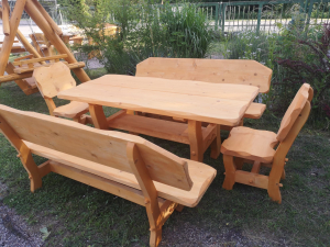 Gartengarnitur &quote;Tatra&quote; 4 + 1 mit Holzschutzbehandlung