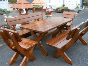 Gartengarnitur &quote; Suhl &quote; 4+1, 160 cm